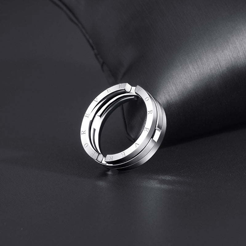 Metamorphosis Stainless Steel Fish Ring