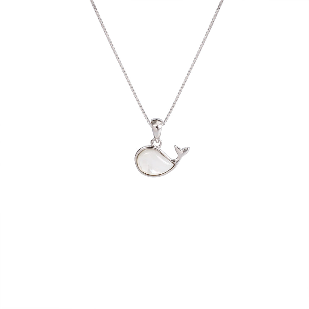 Ballena Sterling Silver Whale Necklace