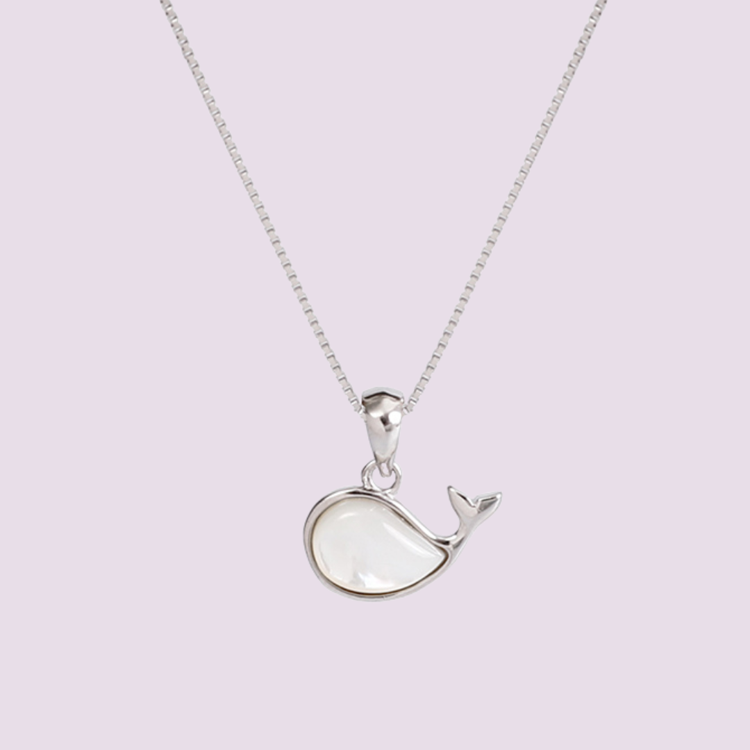 Ballena Sterling Silver Whale Necklace