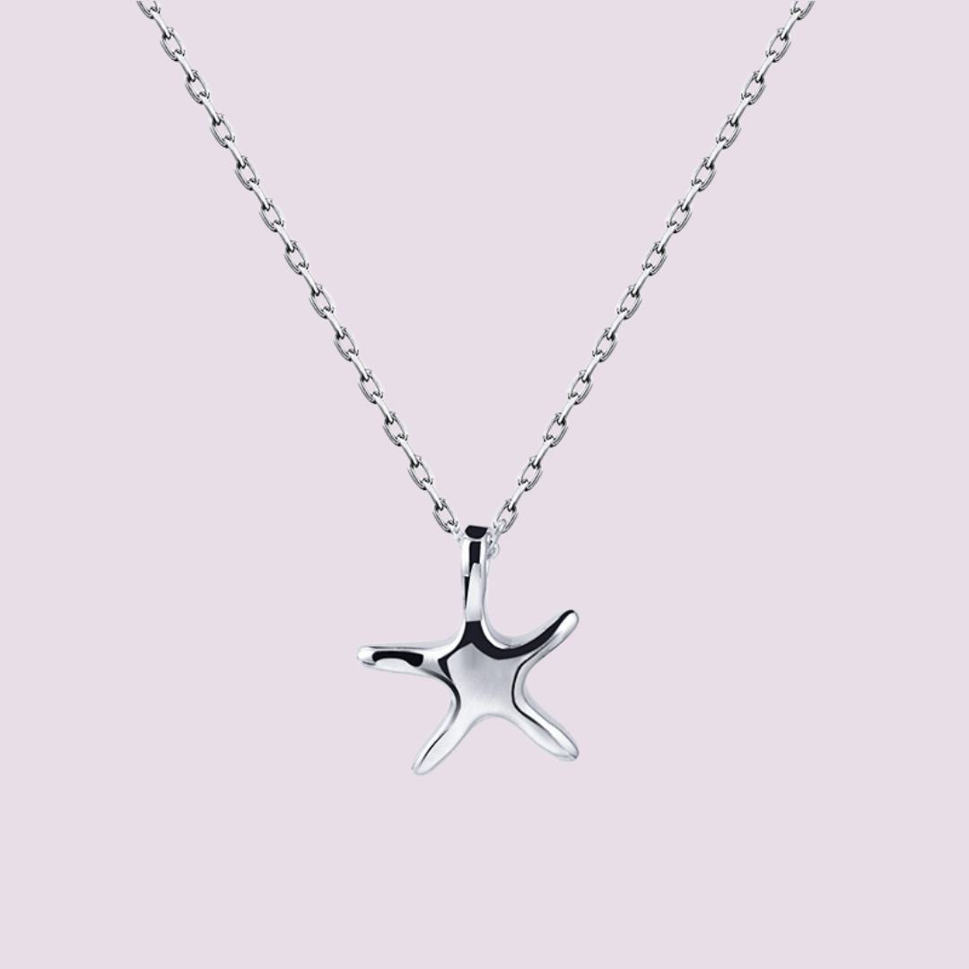 Etoile de Mer Sterling Silver Starfish Necklace