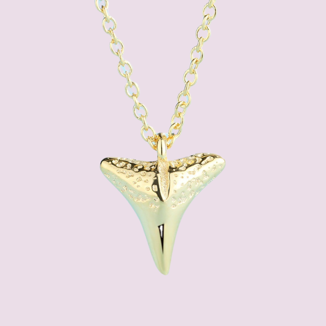 Hakari Sterling Silver Shark Tooth Necklace