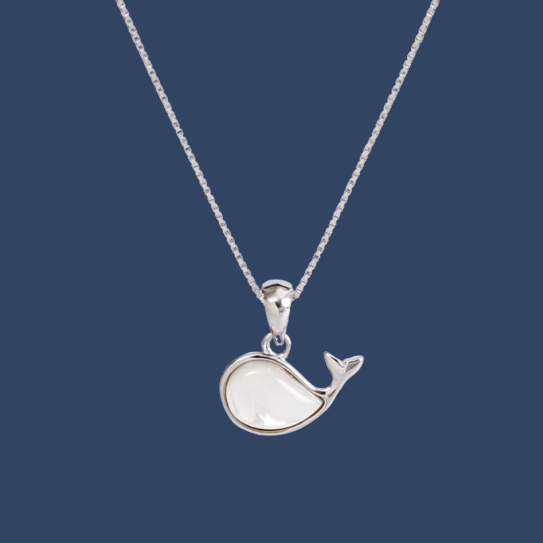 Ballena Sterling Silver Whale Necklace