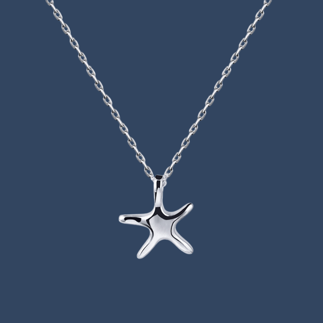 Etoile de Mer Sterling Silver Starfish Necklace